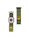 Curea Sporty Bizon Watch Adventure Band Apple Watch 44 45 46 49 Mm Kaki