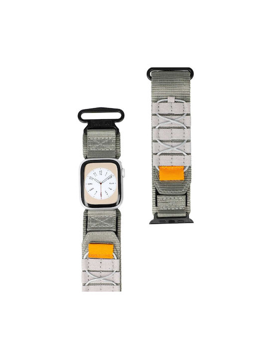 Curea Sport Bizon Pentru Ceas Adventure Apple Watch 38 40 41 42 Mm Gri