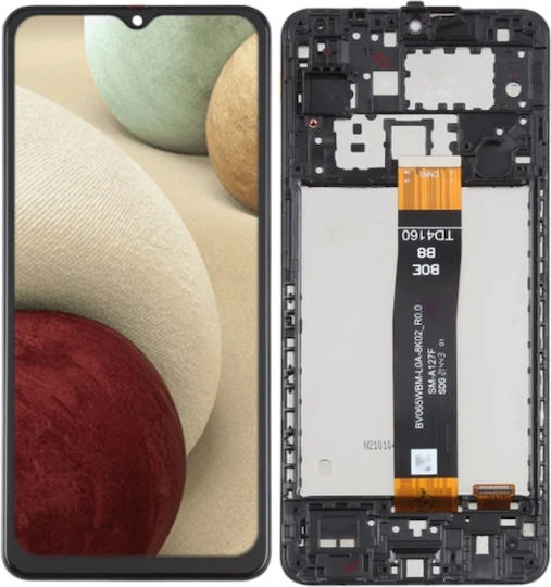 LCD Display Samsung Galaxy A12 Nacho Sm-a127 Schwarz Rahmen