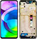 LCD-Display + Touch-Mechanismus Motorola Moto G 5G XT2113 Gebraucht Schwarz Rahmen