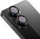 Bizon Glass Snap Lentilă Protectoare Cameră Xiaomi Poco X7 Pro 1 Set Ramă Neagră