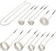 Vevor Induction Heater Coil Kit 8pcs Most Used Induction Heater Coils Varying Lengths Heat Resistant Induction Heater Tool Flexibility Long Lifespan Removing Rusty Bolts Nuts