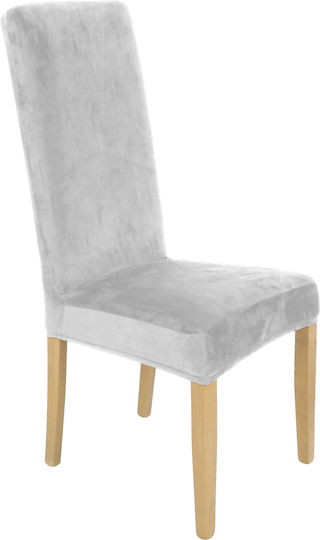 Ubieramy Meble Elastische Abdeckung für Stuhl Light Gray 1Stück