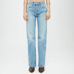 Redone High Rise Women's Jeans Pants