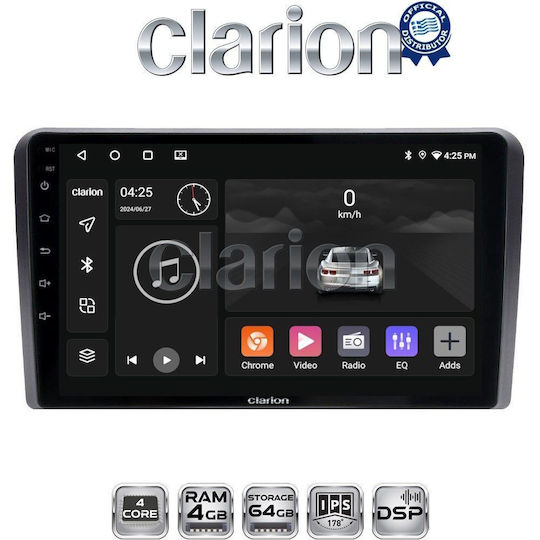 Clarion Sistem Audio Auto pentru Ford Tranzit / Turneo 2018 (Bluetooth/USB/WiFi/GPS/Apple-Carplay/Android-Auto)