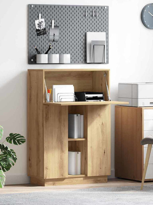 Desk Wooden Brown 71.5x31.5x106.5cm