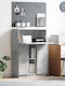 Computer Büro Holz Grey Concrete 71.5x31.5x106.5cm