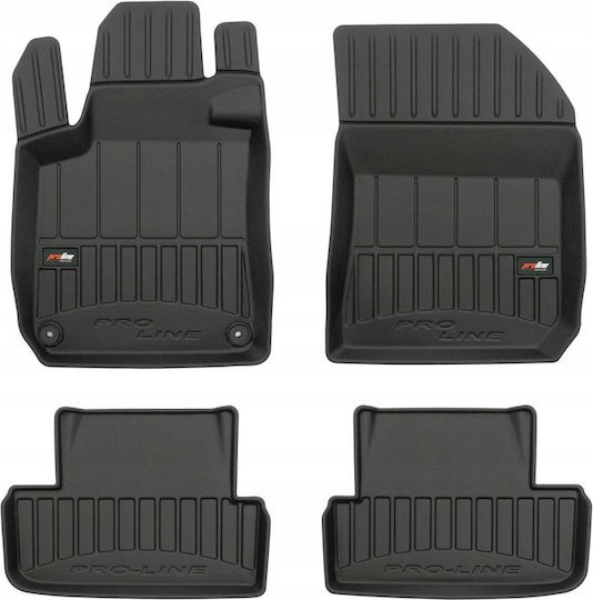 Peugeot 308 II Rubber Car Mats From 2013 Raised Sides