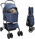 vidaXL Waterproof Dog/Cat Carrying Blue Stroller for 7.2kg Pets L99xW81xH47cm