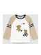 Kinderhemd Langarm Beige