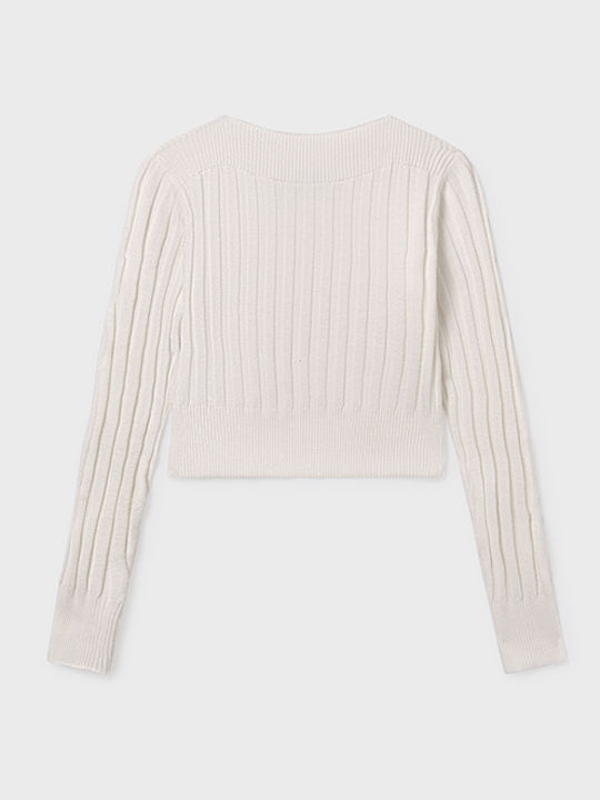 Mayoral Kinderpullover Langarm Ecru