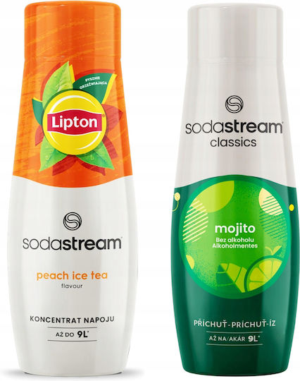 Sodastream Eistee Pfirsich mit Kohlensäure in Kiste 2x440ml