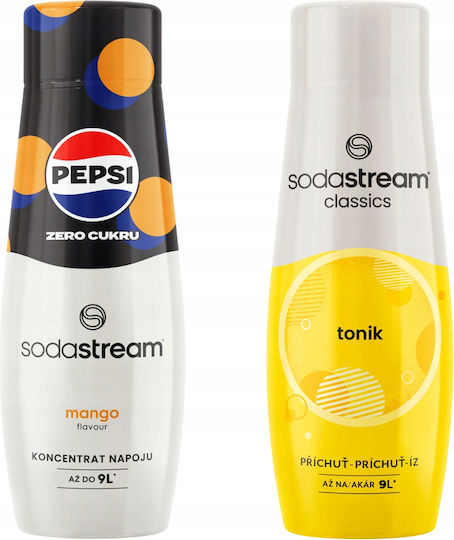 Sodastream Tonic Mango με Ανθρακικό, Χωρίς Ζάχαρη σε Φιάλη 2x440ml