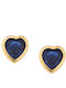 Senza Earrings made of Silver Gold Plated with Stones