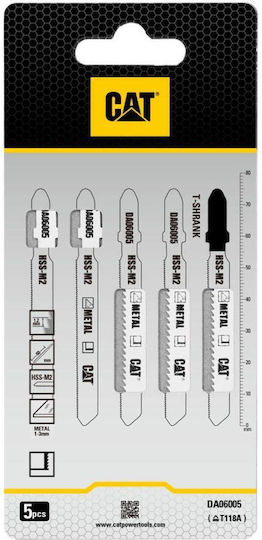 CAT Jig Saw Blade for Metal 75mm 5pcs 02-3444