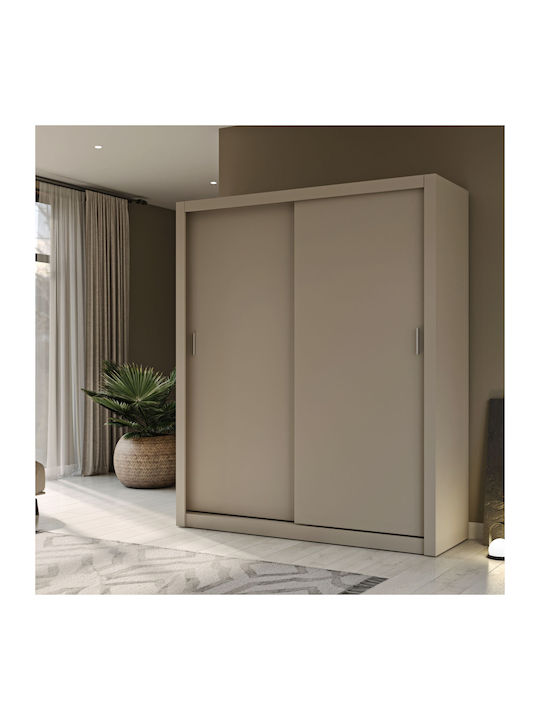 Reflex Δίφυλλη Ντουλάπα Συρόμενη Cashmere 180x6...