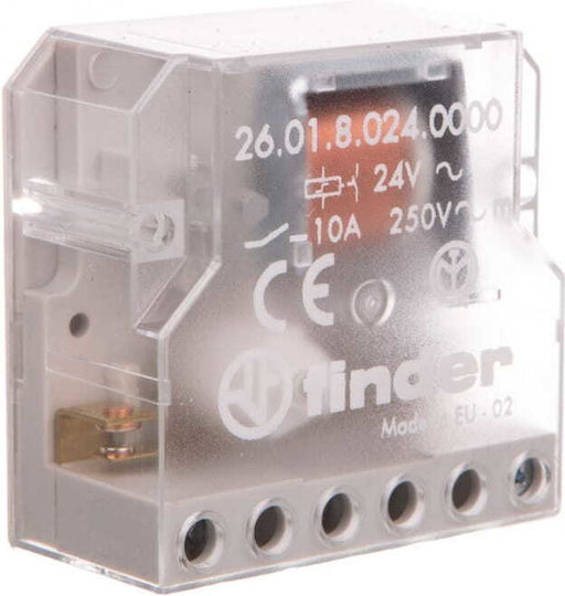 Bistabiles Flachmontiertes Relais 1 Kanal 1z 10a 250v 24vac 26.01.8.024.0000