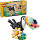 LEGO Creator 3-in-1 Wild Animals Tropical Toucan for Ages 7+ 225 Pieces