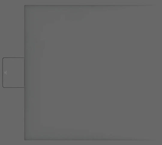 Ideal Standard Rectangular Ceramic Shower Gray Ultra Flat S I.life 100x80x3cm