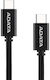 Adata USB 2.0 Cable USB-C male - USB-C 100W Black 1m (CACC-100PN-BK)
