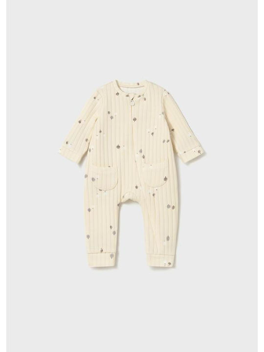 Mayoral Baby Bodysuit Long-Sleeved Ceramic