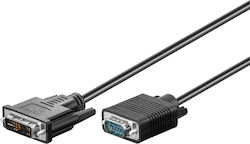 Goobay Cable DVI-A male - VGA male 1m Μαύρο (50989)