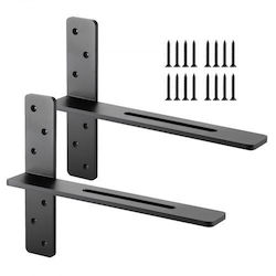 Vevor 2 Bucăți Suporturi Raft 16 Inch 406,4 Mm Suporturi Raft Suspendate Rezistente