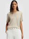 Women's T-shirt Light Beige