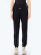 Dama Tesatura Pantaloni Black