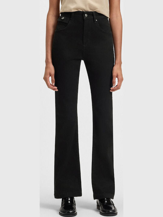 Γυναικείο Jean Παντελόνι σε Bootcut Εφαρμογή Black