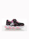 Minnie Mouse Kids Sneakers with Scratch Black