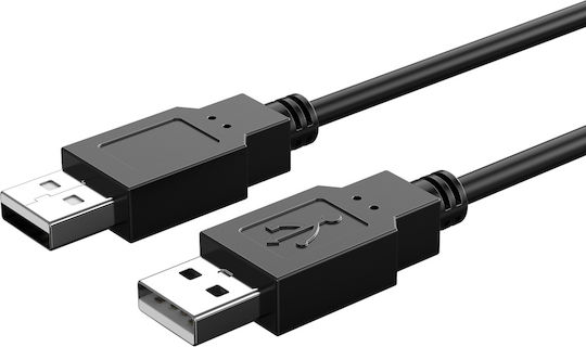 Cabletime 0.5m USB 2.0 Cable A-Male (C161-AMAM-B0.5)