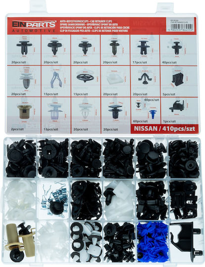 Dedicated Clips Fasteners Nissan Set 410 Pcs