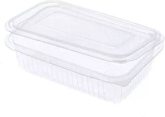 Vas De Mâncare Din PET Cu Capac Integrat 1000cc 100 Bucăți