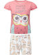 Energiers Kids' Pajamas Printed Owl