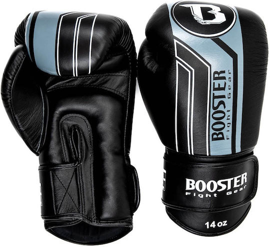 Booster Mănuși de Box din Piele pentru Competiție Negre