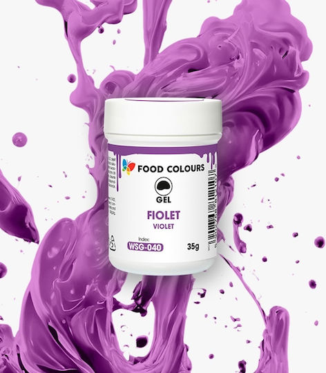 Food Colours Χρώμα Ζαχαροπλαστικής σε Μορφή Gel Μωβ 35gr