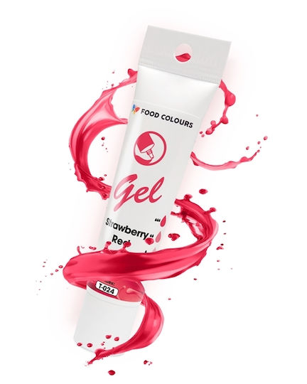 Food Colours Χρώμα Ζαχαροπλαστικής σε Μορφή Gel Κόκκινο 30gr Σωληνάριο