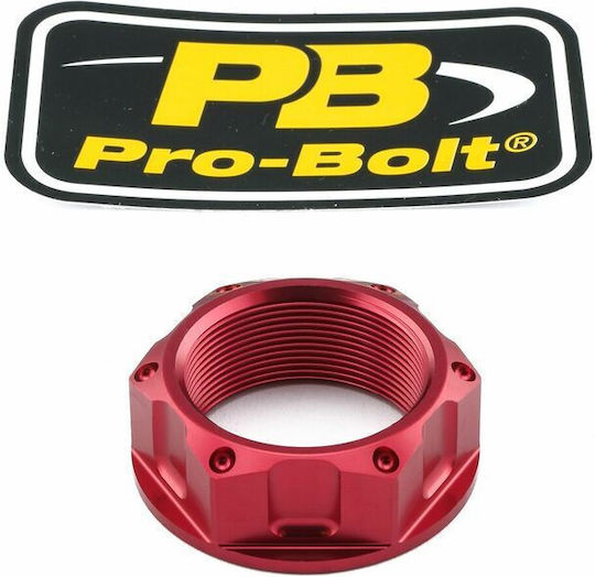 Pro Bolt Aluminum Handlebar Clamp Nut Ltyokeo40r Bmw S 1000 Rr Abs 10-24 Yamaha Yzf-r1 1000 98-14 Red