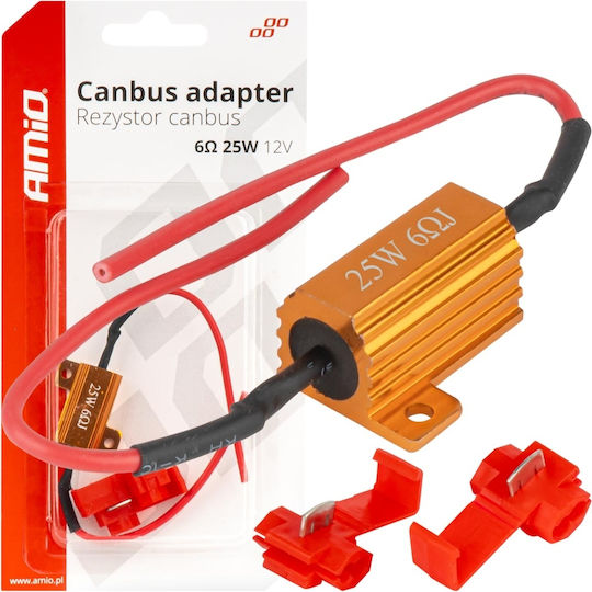 Резистор Canbus Led Крушки 6Ω 25W Amio-04092