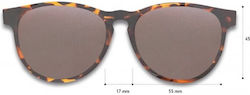Additional B&s Round Tortoise Clip-on Brown Lens Case Polarized Multi Sunglasses