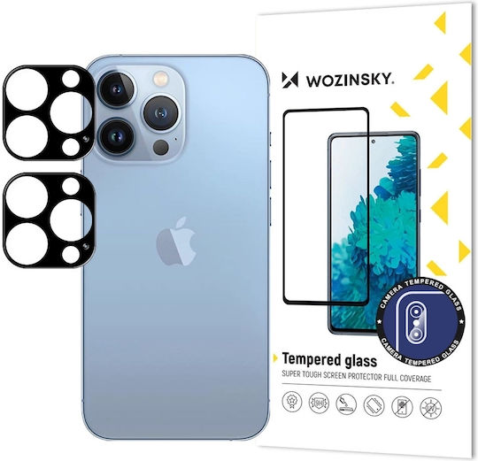 Wozinsky Full Camera Protection Tempered Glass Black for the iPhone 17 Pro