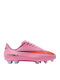 Mercurial Vapor 16 Club MG Kids Soccer Cleats Molded Pink