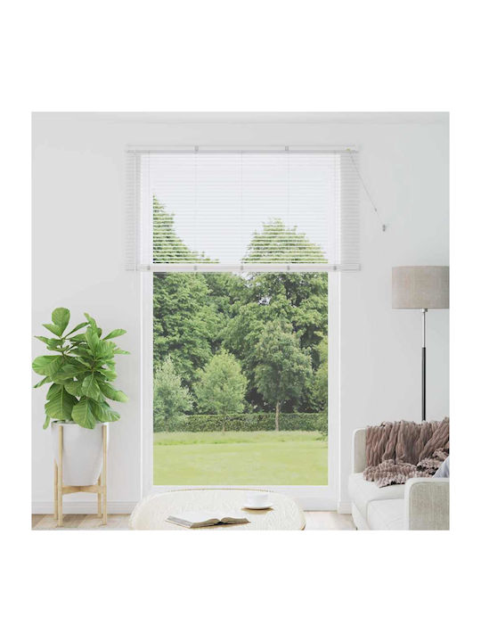 vidaXL Shade Blind Aluminum in White Color L140xH220cm