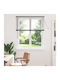 vidaXL Shade Blind Aluminum in Black Color L110xH130cm