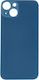Apple iPhone 13 Battery Door Adhesive Large Hole Blue Logo OEM
