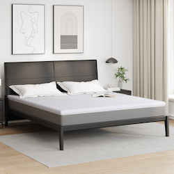 vidaXL Ανώστρωμα King Size Polyester 200x200x6εκ.