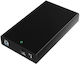 Coreparts 3.5" USB 3.0 SATA Hard Drive Enclosure EU Support HDD Up to 10TB Slide Type LED Indicator Easy to Open Close