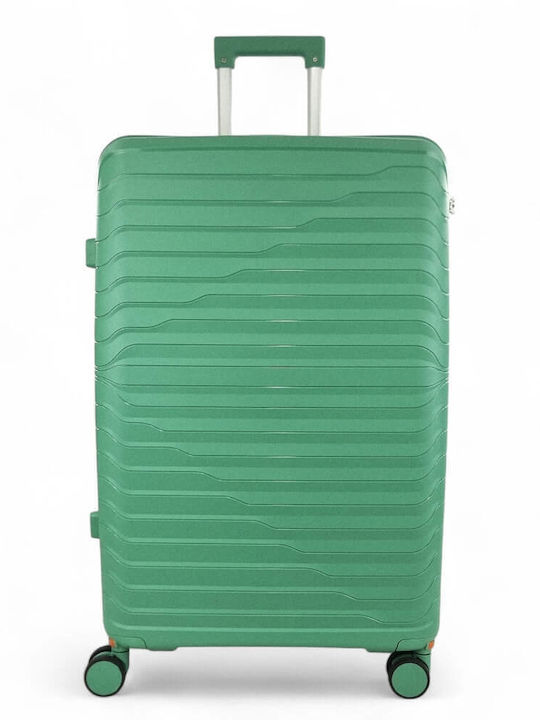 Playful Bags Large Travel Suitcase Hard Bay Lea...