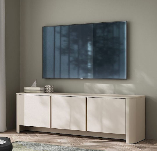 Έπιπλο Τηλεόρασης Bari Μπεζ Μ168xΠ39xΥ52cm